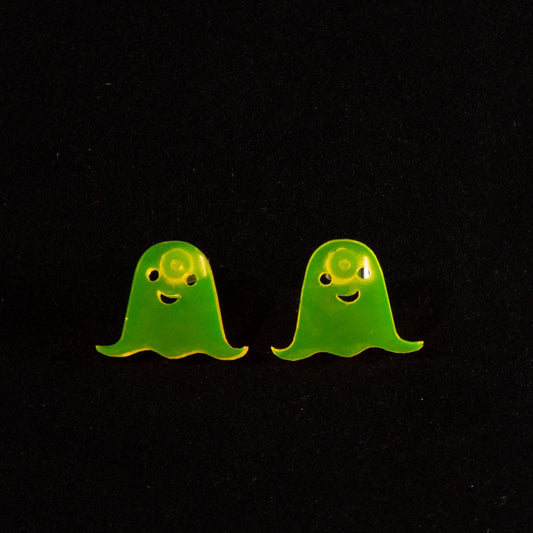 Pendientes fantasmas Fluor Amarillo