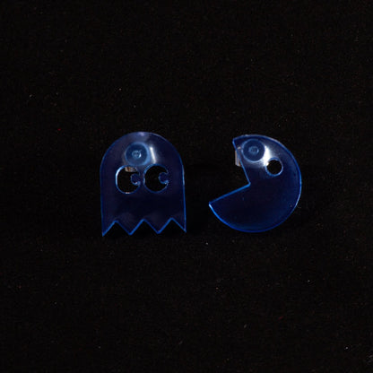 Pendientes Pac-Man Fluor Azul