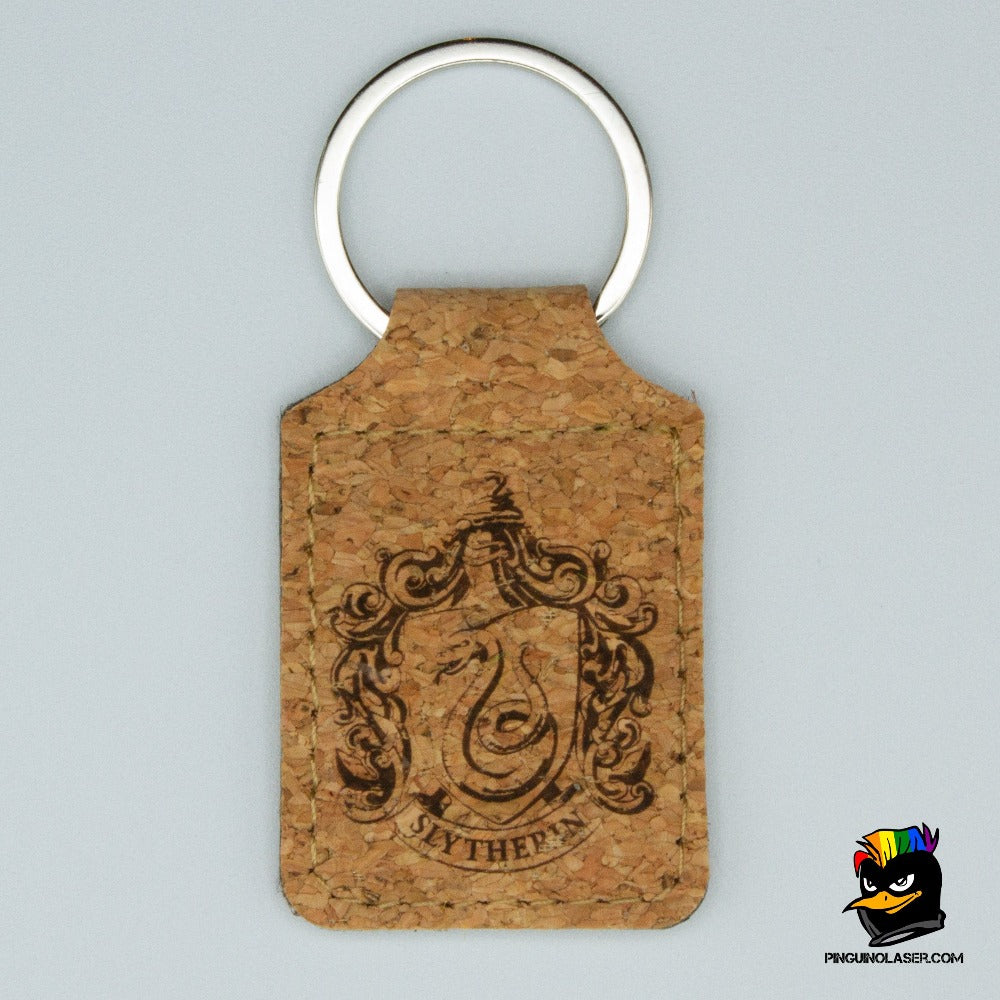 Llavero corcho casa Slytherin harry potter keyring