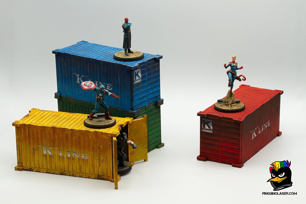 Contenedores grandes escenografia