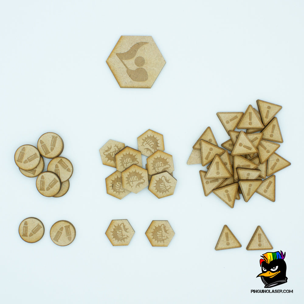 tokens Gaslands madera wood