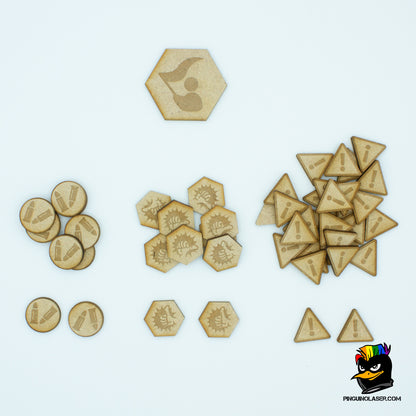 tokens Gaslands madera wood