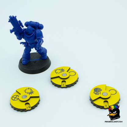 diales operativos kill team token escala miniature