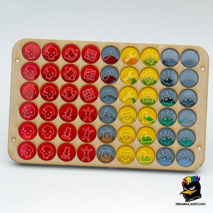 Cool token holder tray Punkapocalyptic methacrylate