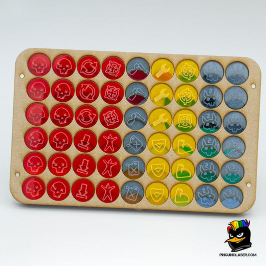 Cool token holder tray Punkapocalyptic methacrylate