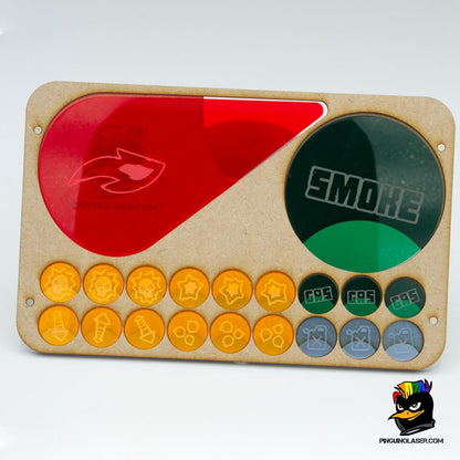 Cool token holder tray Punkapocalyptic methacrylate