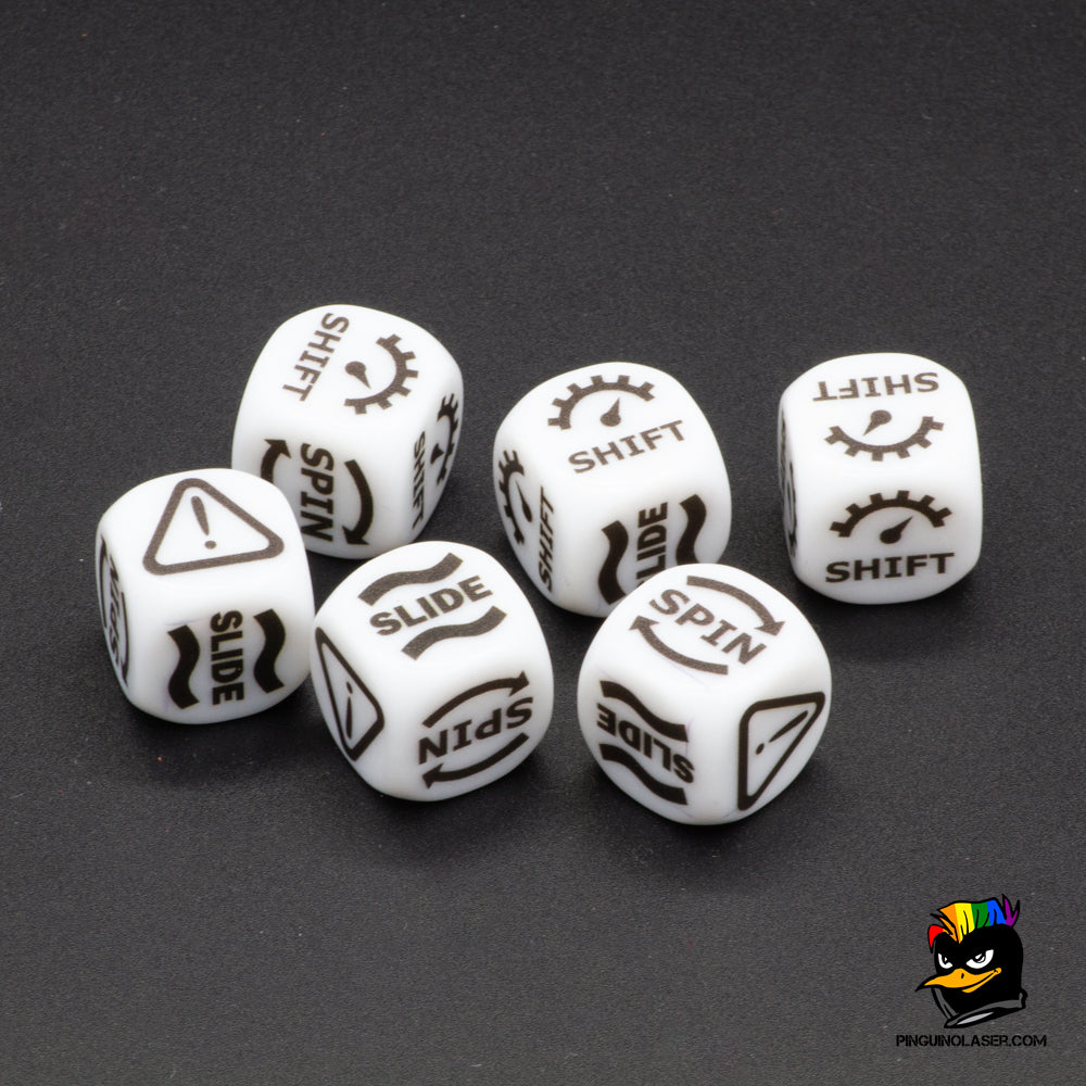 Pack 6 Gaslands Dice