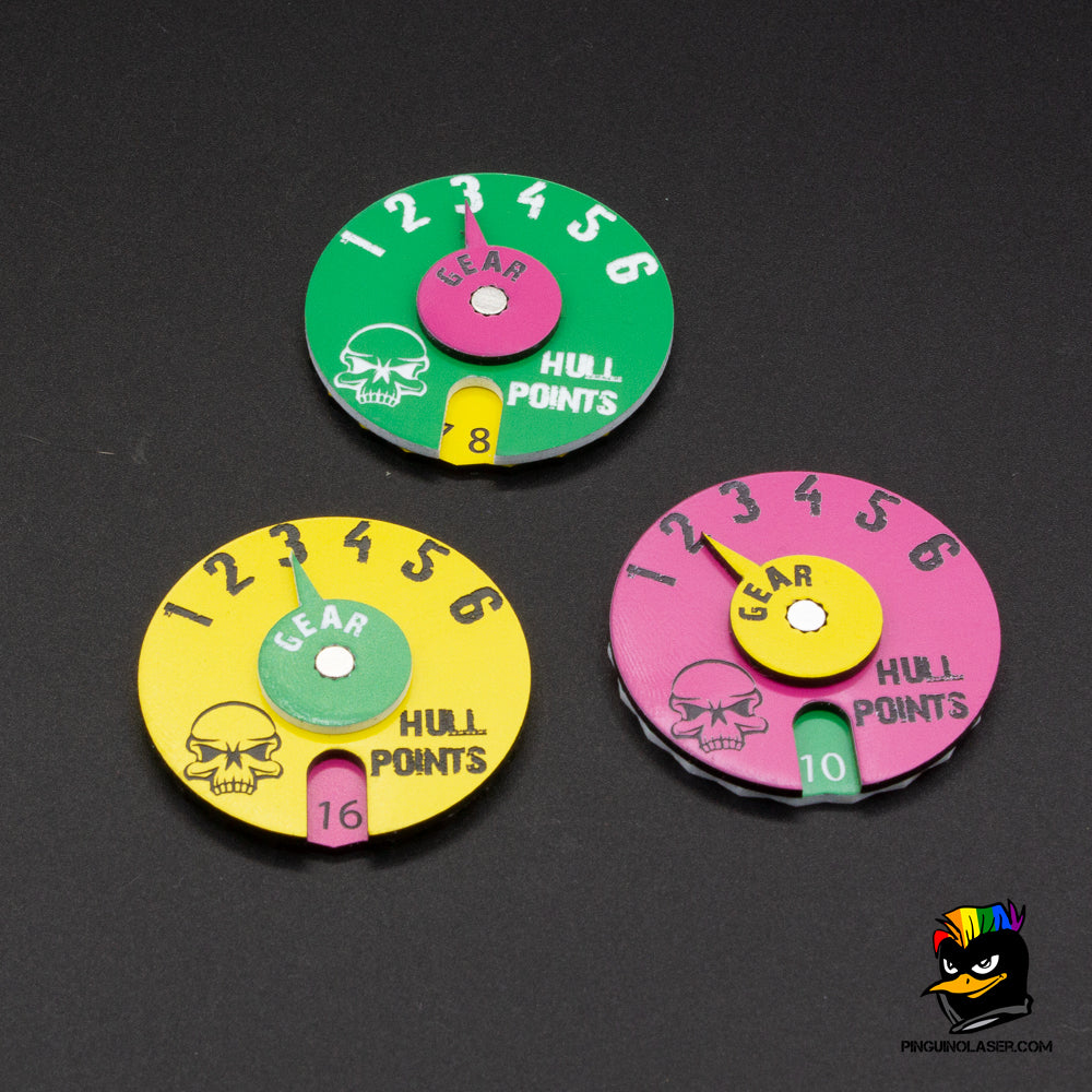 En la foto aparecen trs diales de gaslands