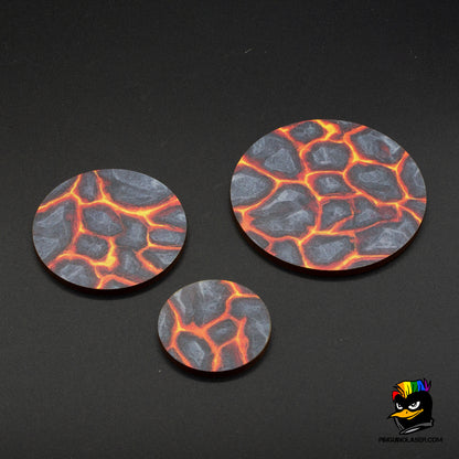 Round pre-painted bases