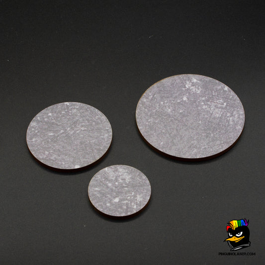 Round pre-painted bases