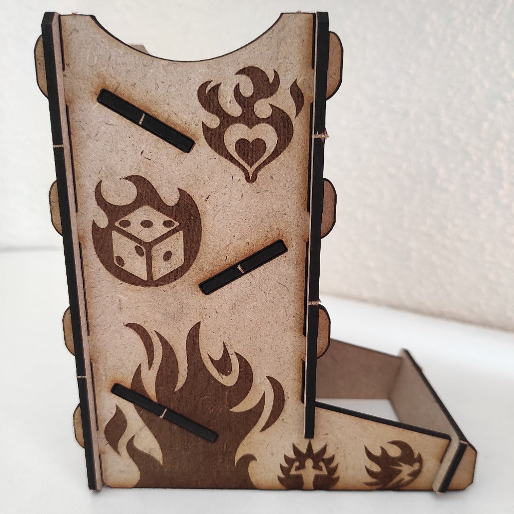 Torre de dados personalizada lateral