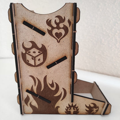 Torre de dados personalizada lateral