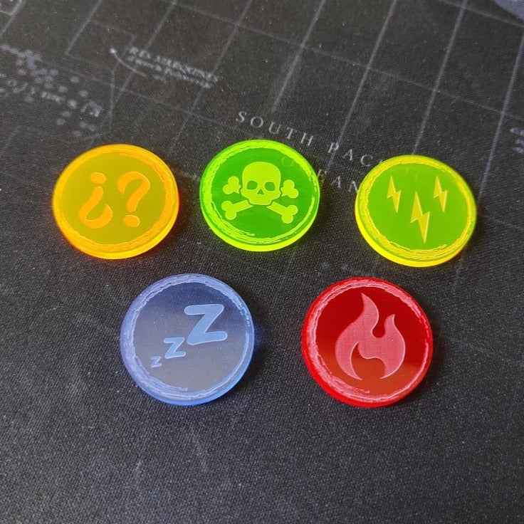 Marcadores Pokemon TCG Tokens Counters