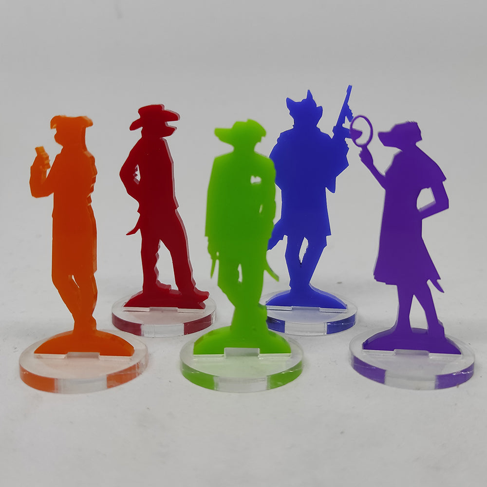 Investigadores Arkham Horror metacrilato colores barkham horror