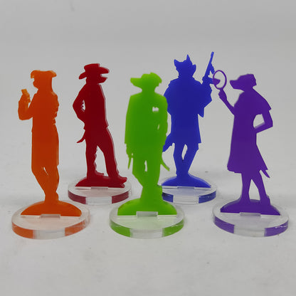 Investigadores Arkham Horror metacrilato colores barkham horror