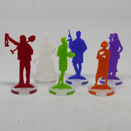 Investigadores Arkham Horror metacrilato colores camino a carcosa path to carcosa