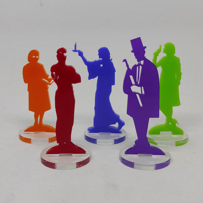 Investigadores Arkham Horror metacrilato colores conspiracion de insmouth conspiracy