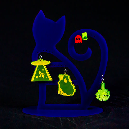 Cat methacrylate display jewelry box