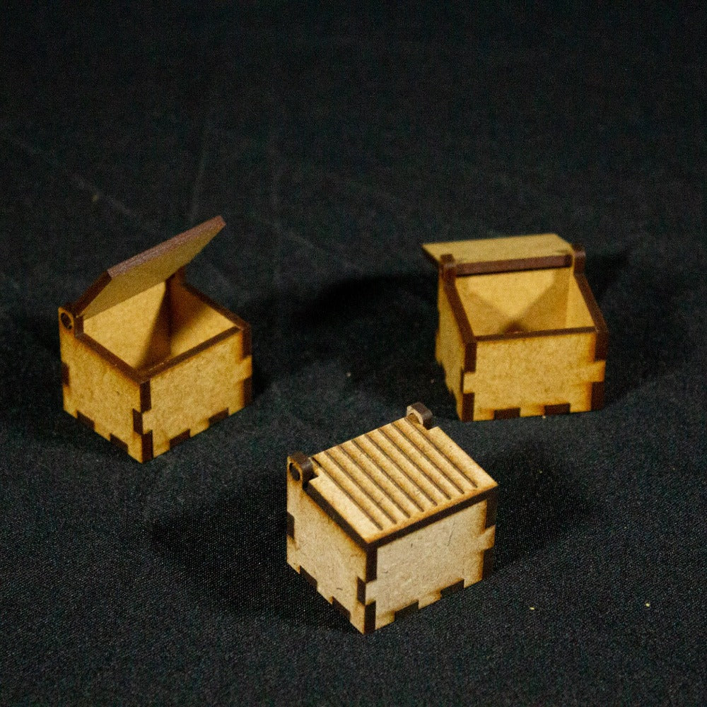 Contenedores basura escenografia