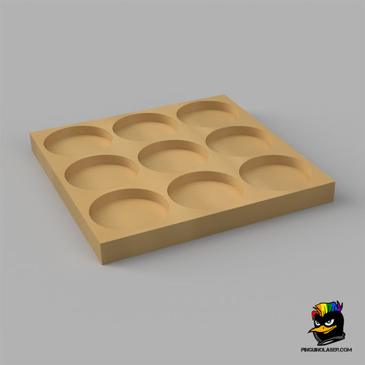 Bases movement units 25 mm