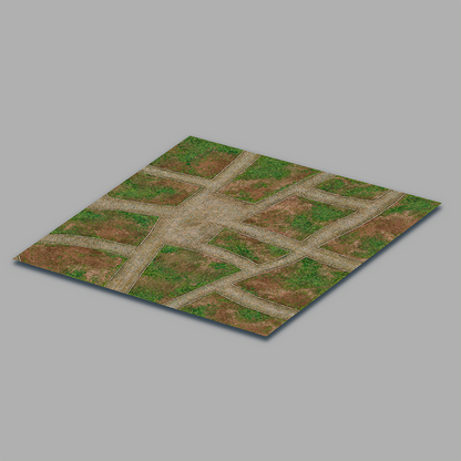 Mat 120 x 120 cm PVC